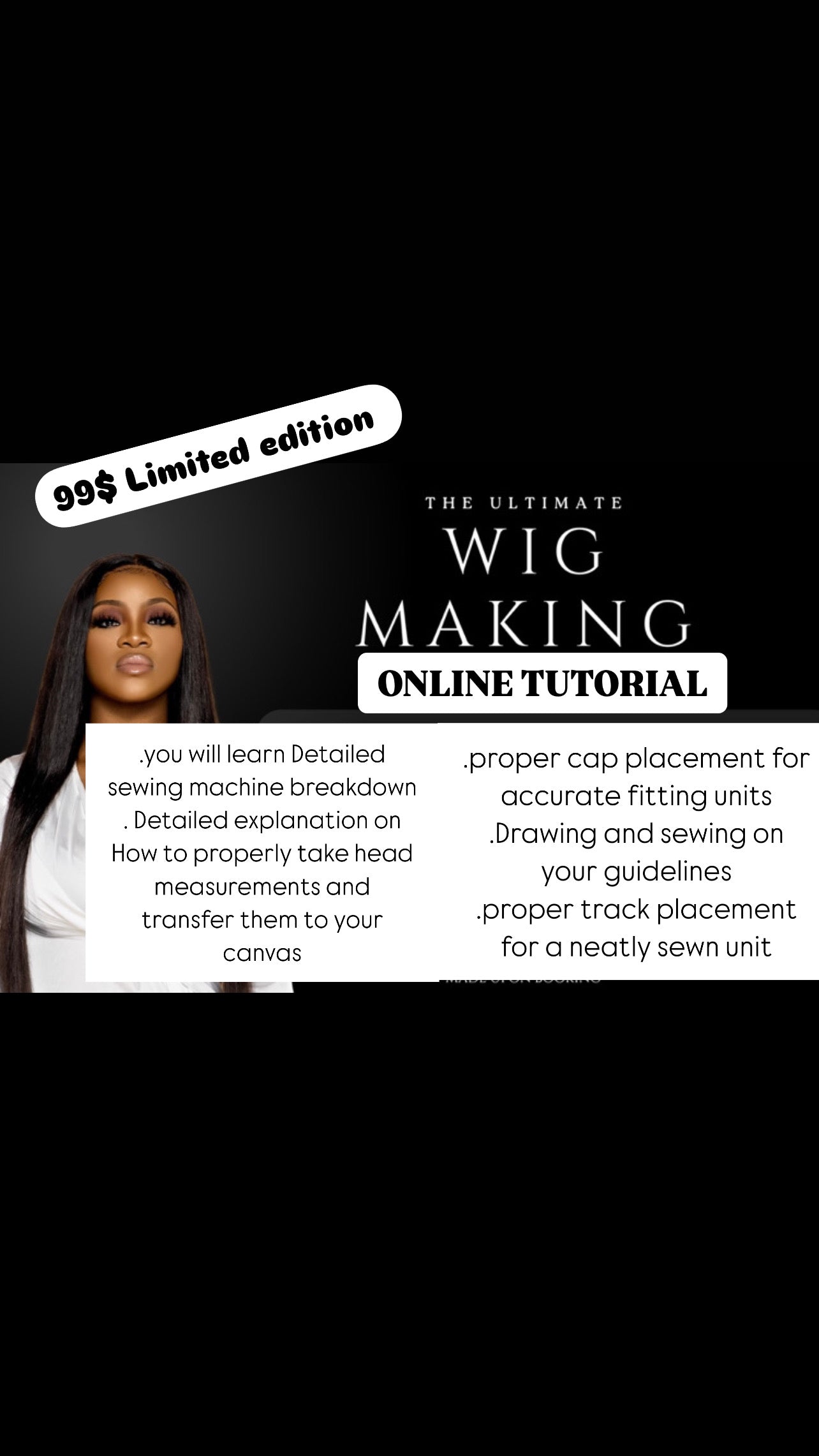 Online wig making tutorial
